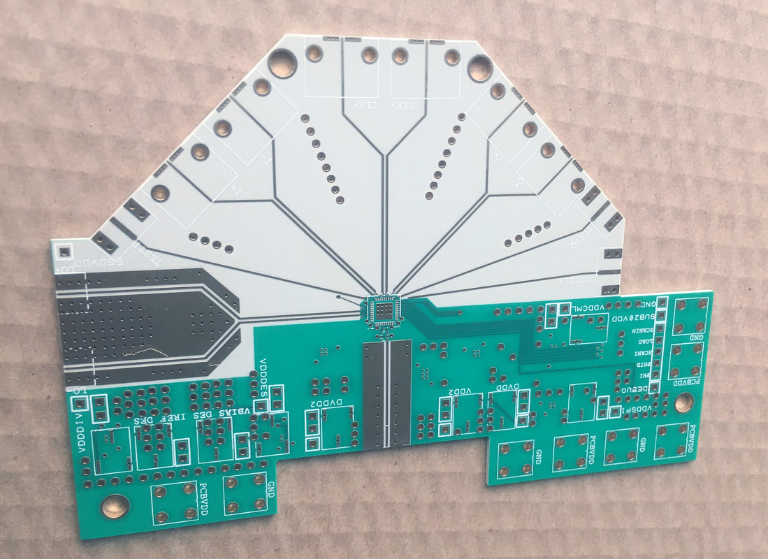 4 layer HDI PCB with 0.1/0.1mm,
